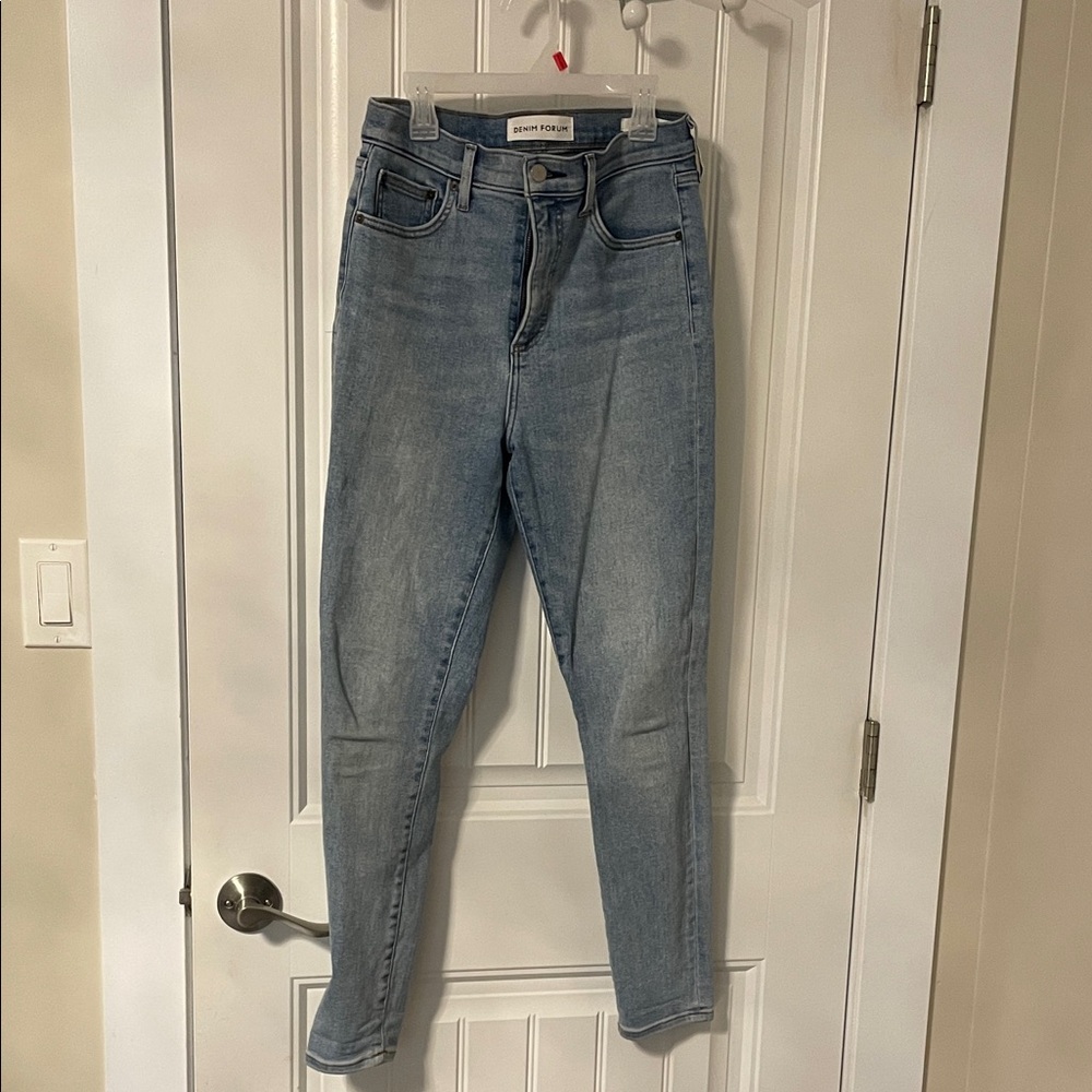 Denim Forum from Aritzia high waist